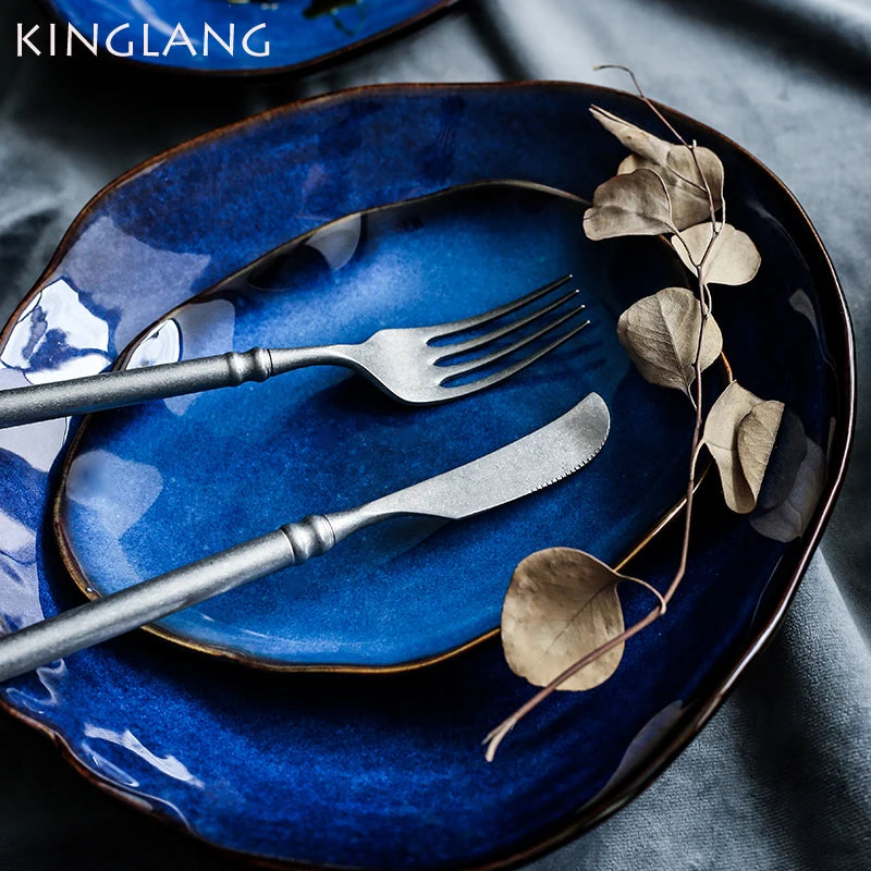 Cat Eye Blue Plate Set™