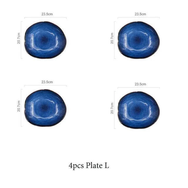 Cat Eye Blue Plate Set™
