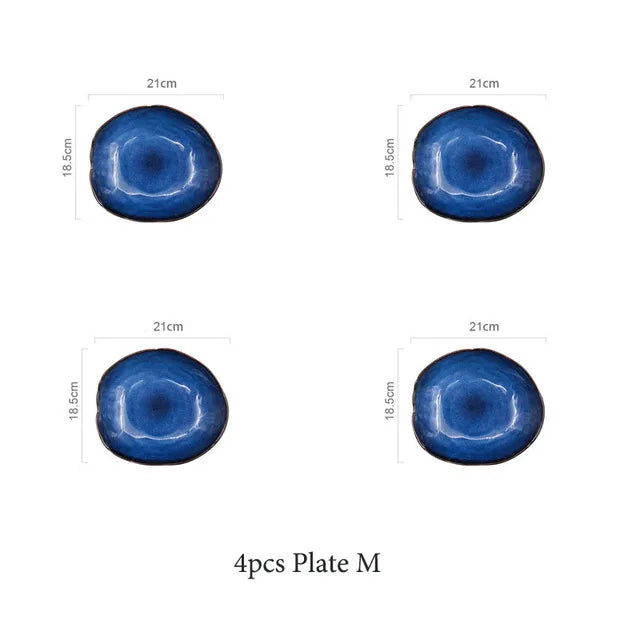 Cat Eye Blue Plate Set™
