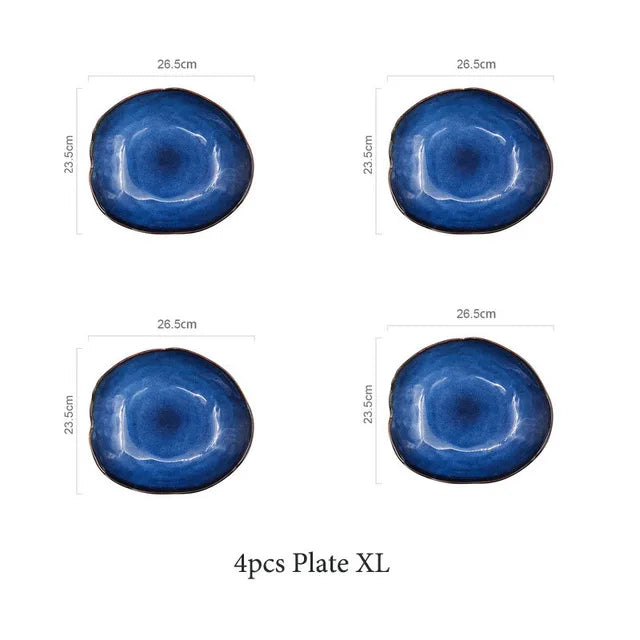 Cat Eye Blue Plate Set™