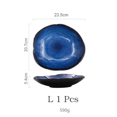 Cat Eye Blue Plate Set™