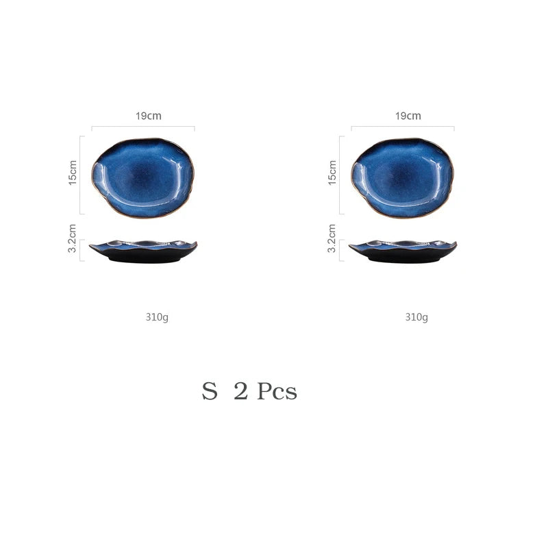 Cat Eye Blue Plate Set™