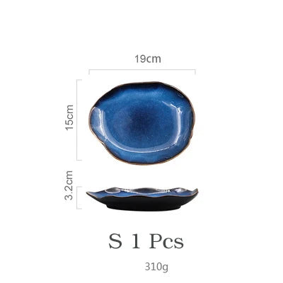 Cat Eye Blue Plate Set™