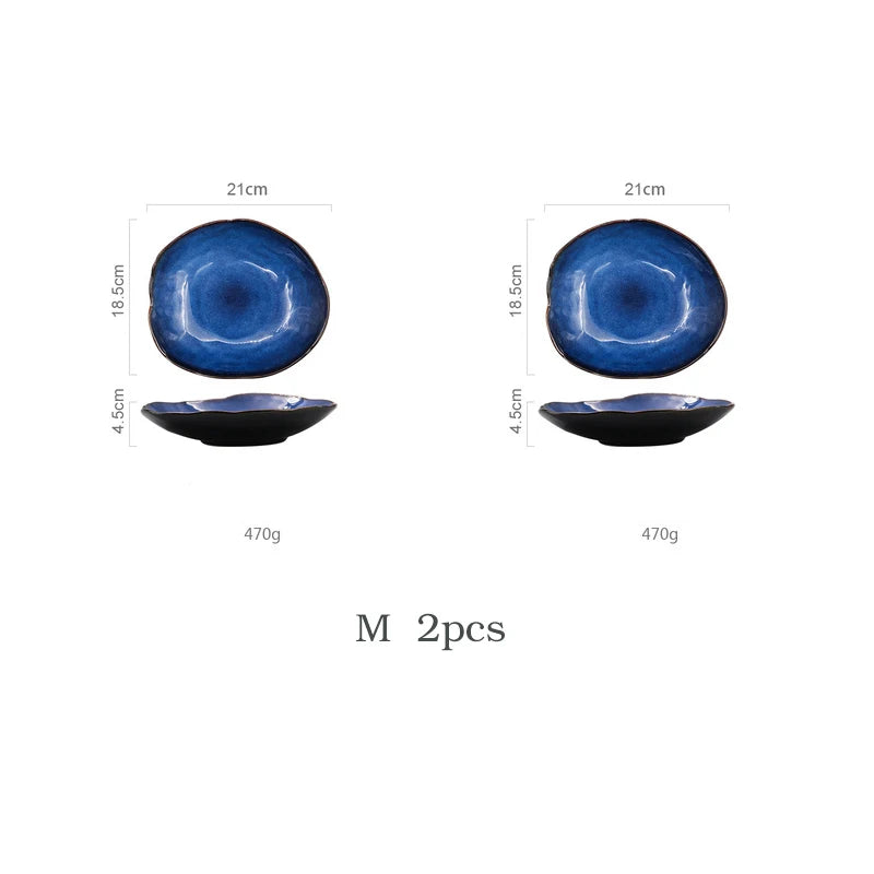 Cat Eye Blue Plate Set™
