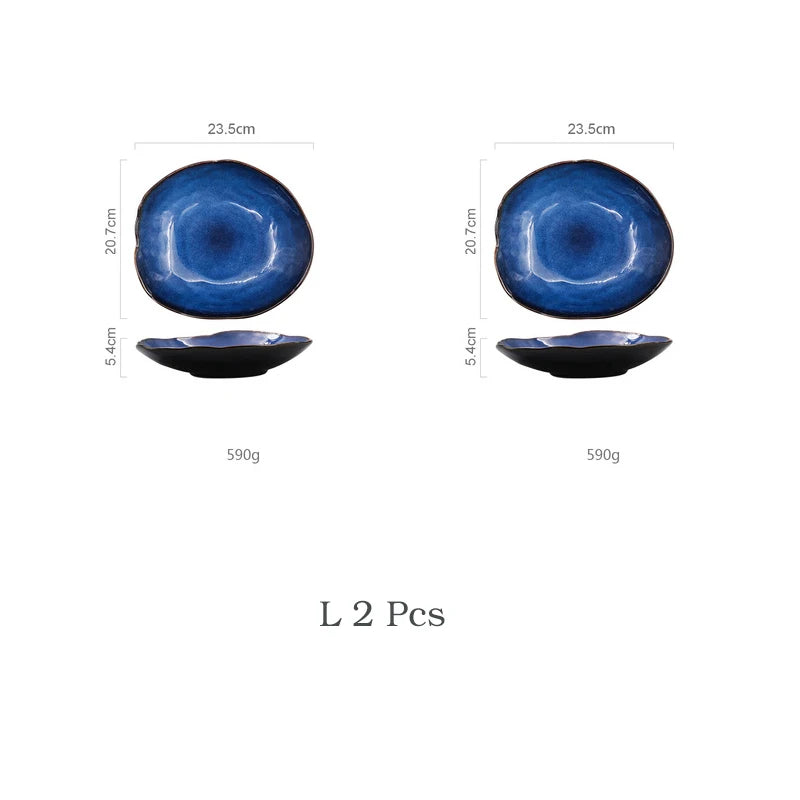 Cat Eye Blue Plate Set™