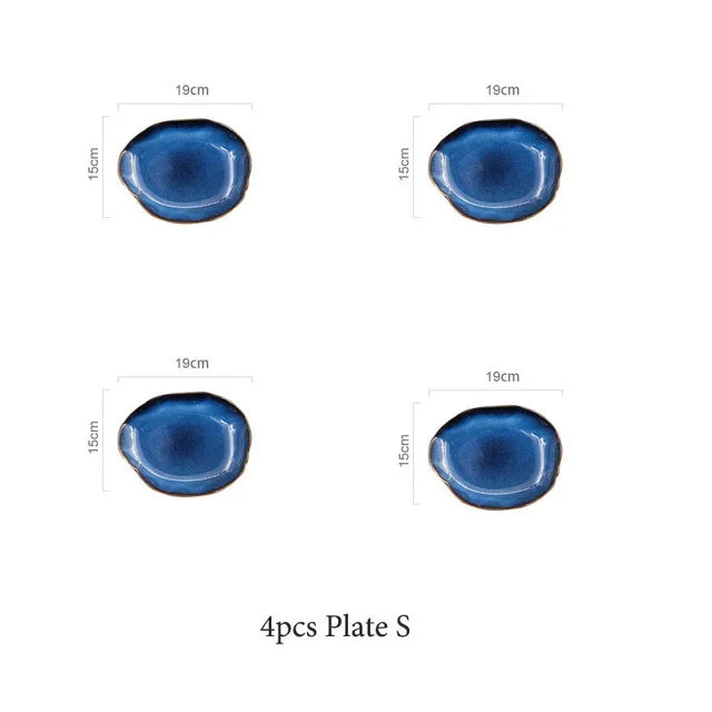 Cat Eye Blue Plate Set™